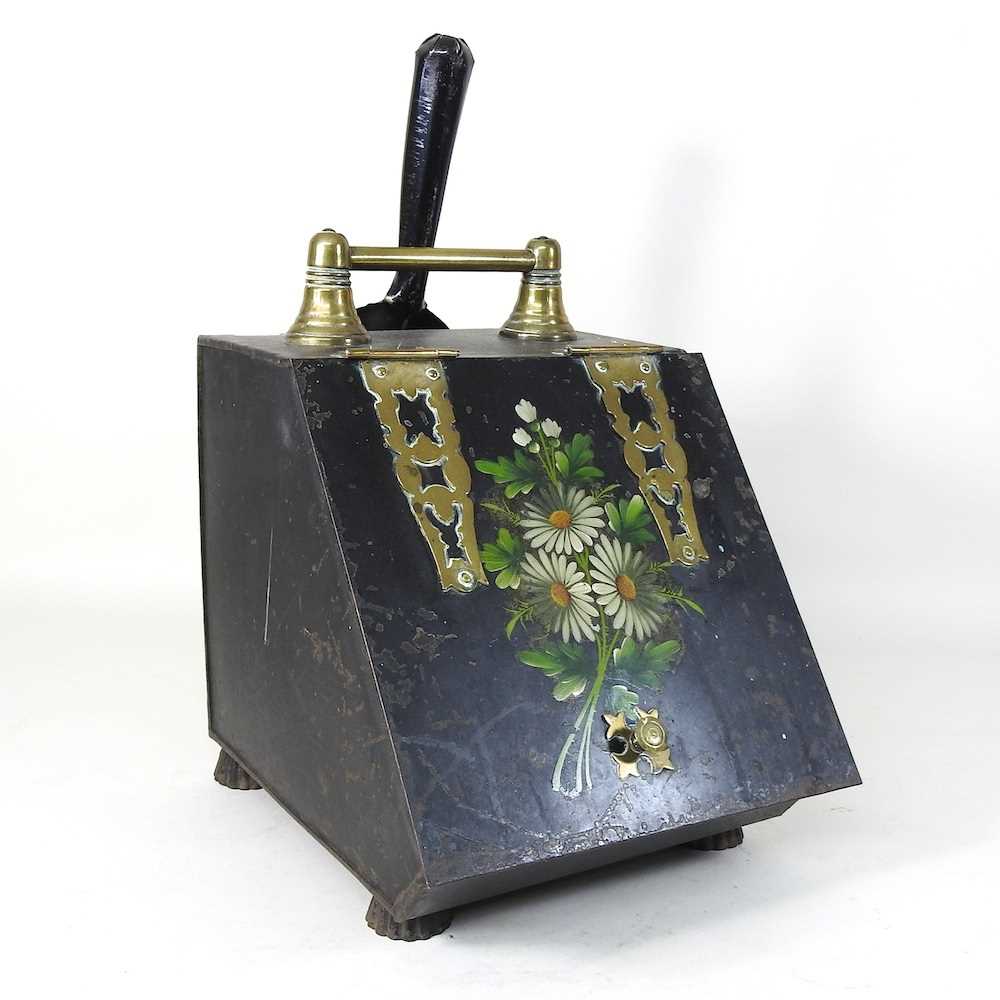 Lot 74 - A Victorian coal box