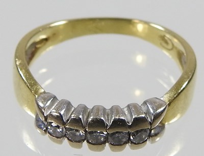 Lot 84 - A 9 carat gold wedding band, 4.6g, size Q/R,...