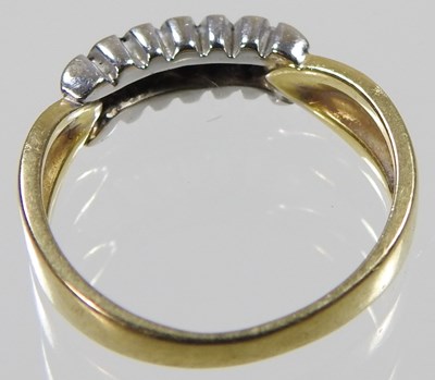 Lot 84 - A 9 carat gold wedding band, 4.6g, size Q/R,...