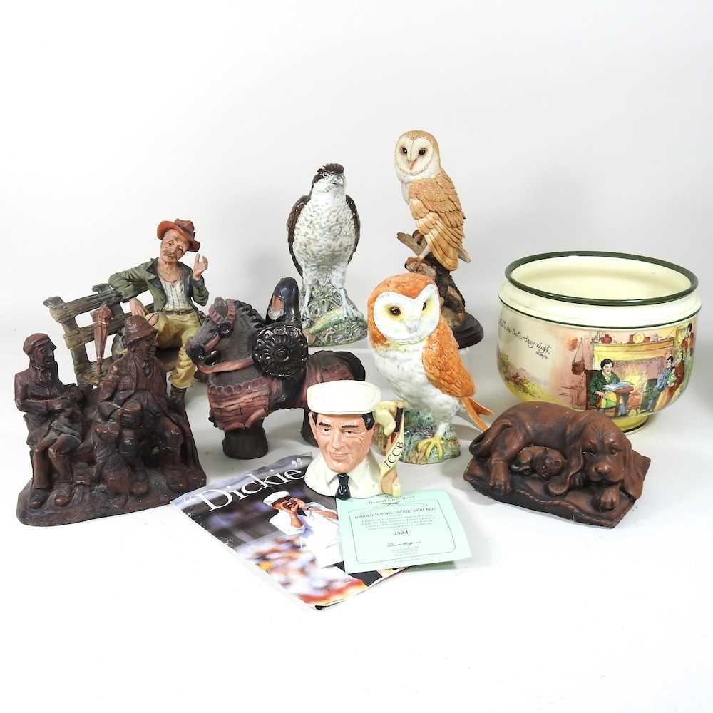 Lot 201 - A Royal Doulton character jug Dickie Bird,...