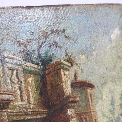 Lot 43 - Italian school, 18th century, The Forum of...