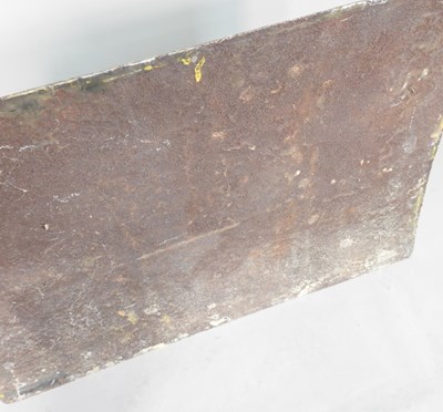 Lot 52 - An old enamel advertising sign, Spillers...