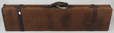 Lot 25 - An early 20th century canvas and leather...