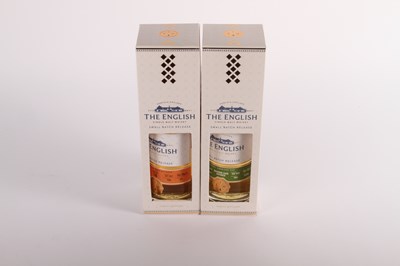Lot 432 - Two bottles of The English single malt whisky...