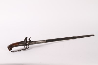 Lot 1 - An early 18th century German combined hunting...