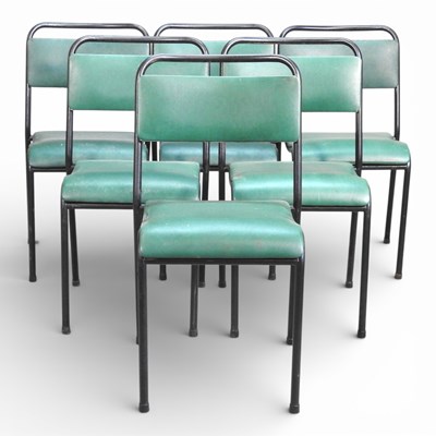 Lot 773 - A set of six stacking chairs, by Du-al (6)