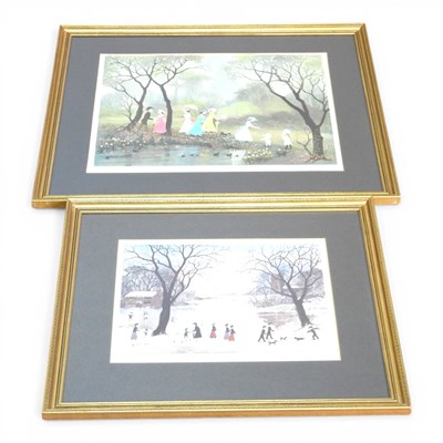 Lot 504 - Helen Layfield Bradley, 1900-1979, landscape...