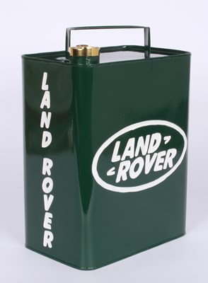 Lot 81 - A Land Rover branded metal oil/fuel can