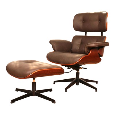Lot 277 - After Charles and Ray Eames, a modern brown...