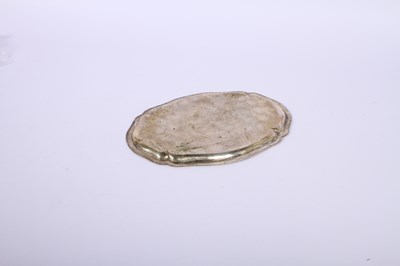 Lot 33 - A continental silver tray, of quatrefoil form,...