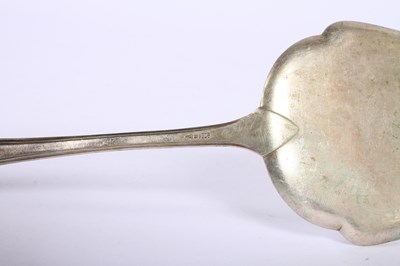 Lot 70 - A continental silver cake slice/server,...