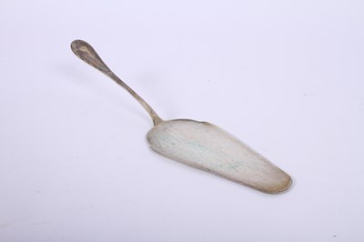 Lot 70 - A continental silver cake slice/server,...