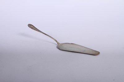 Lot 70 - A continental silver cake slice/server,...