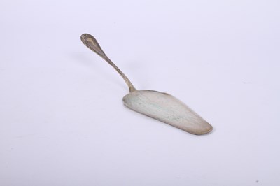 Lot 70 - A continental silver cake slice/server,...