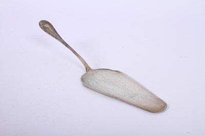 Lot 70 - A continental silver cake slice/server,...