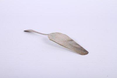 Lot 70 - A continental silver cake slice/server,...