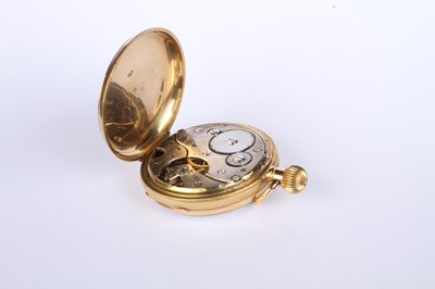 Lot 3 - An 18 carat yellow gold Swiss pocket watch,...