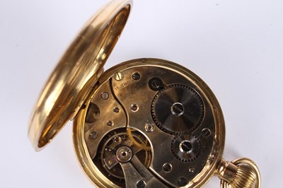 Lot 3 - An 18 carat yellow gold Swiss pocket watch,...