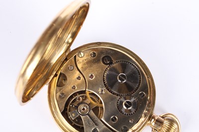 Lot 3 - An 18 carat yellow gold Swiss pocket watch,...
