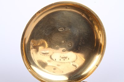 Lot 3 - An 18 carat yellow gold Swiss pocket watch,...