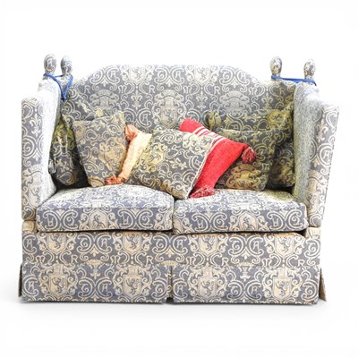 Lot 426 - A modern knole sofa, with drop ends and loose...