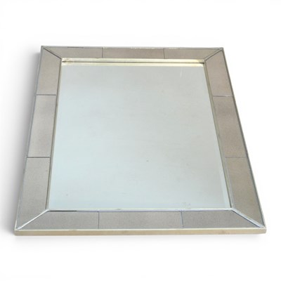 Lot 782 - A modern wall mirror, with a marginal surround,...