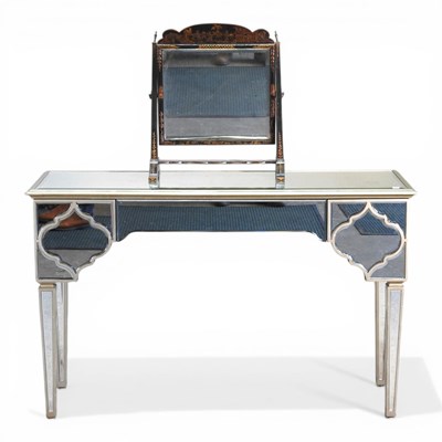 Lot 513 - A contemporary mirrored dressing table,...