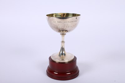 Lot 51 - A collection of three silver trophies, largest...