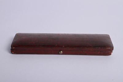 Lot 72 - A George V silver three piece knife, fork and...