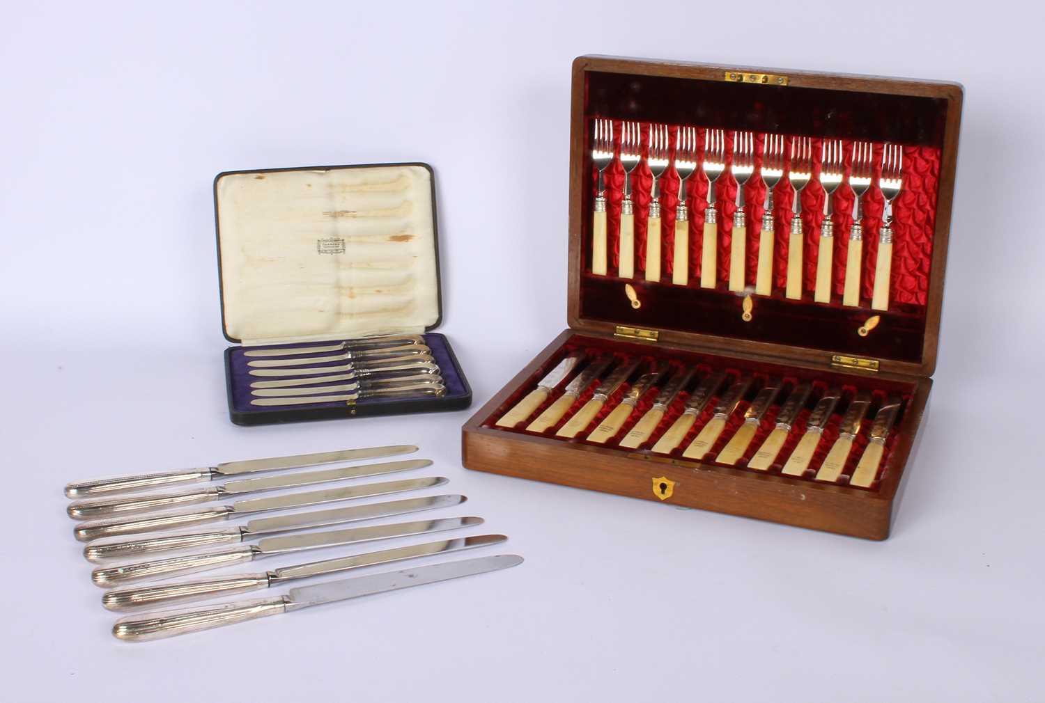 Lot 59 - A collection of primarily silver handled...