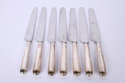 Lot 59 - A collection of primarily silver handled...