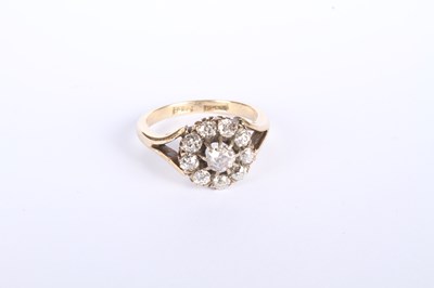 Lot 29 - An 18 carat yellow gold old European cut...