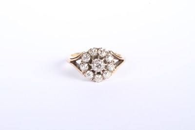 Lot 29 - An 18 carat yellow gold old European cut...
