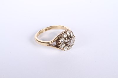 Lot 29 - An 18 carat yellow gold old European cut...