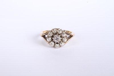 Lot 29 - An 18 carat yellow gold old European cut...