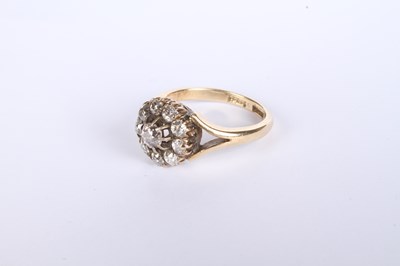 Lot 29 - An 18 carat yellow gold old European cut...