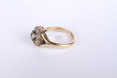 Lot 29 - An 18 carat yellow gold old European cut...