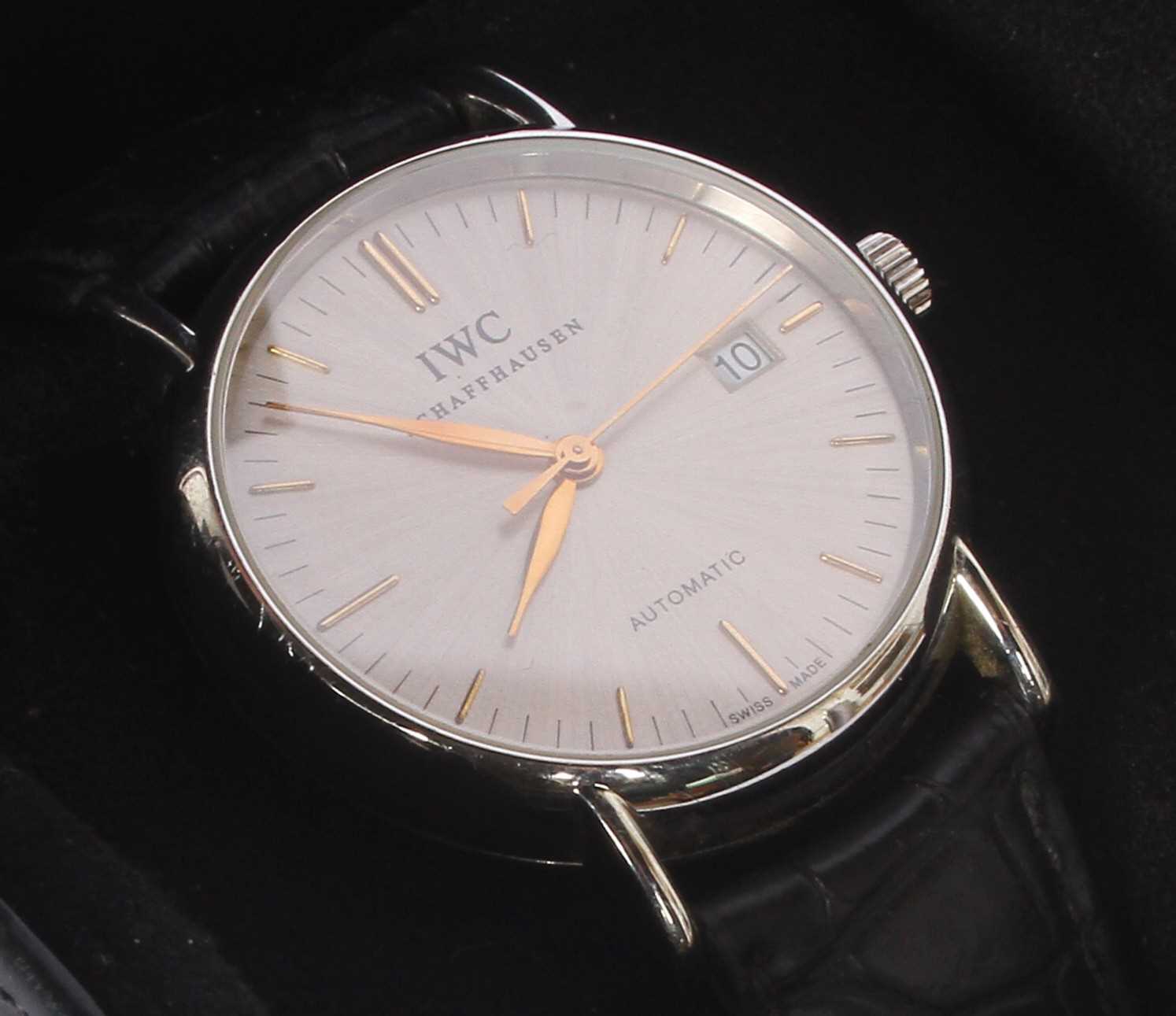 Lot 9 - An IWC (International Watch Co) Portofino...