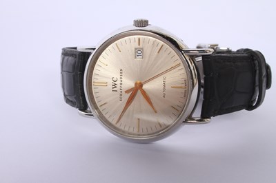 Lot 9 - An IWC (International Watch Co) Portofino...