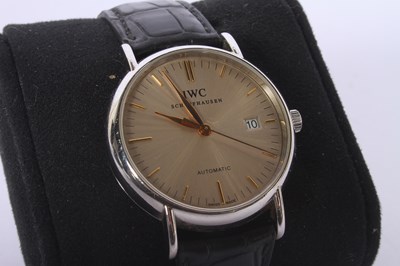 Lot 9 - An IWC (International Watch Co) Portofino...