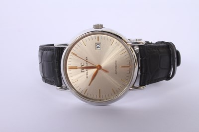 Lot 9 - An IWC (International Watch Co) Portofino...