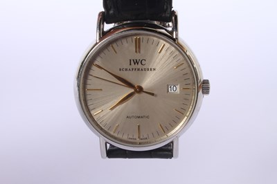 Lot 9 - An IWC (International Watch Co) Portofino...