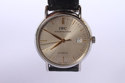 Lot 9 - An IWC (International Watch Co) Portofino...