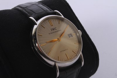 Lot 9 - An IWC (International Watch Co) Portofino...