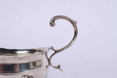 Lot 49 - A Victorian silver helmet shaped sauce boat,...