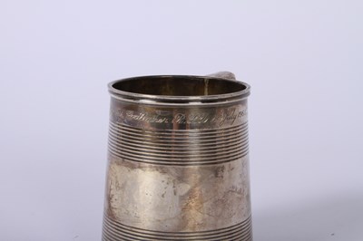 Lot 42 - A George V silver christening tankard, Chester...