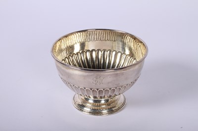 Lot 50 - An Edward VII silver pedestal bowl, of half...