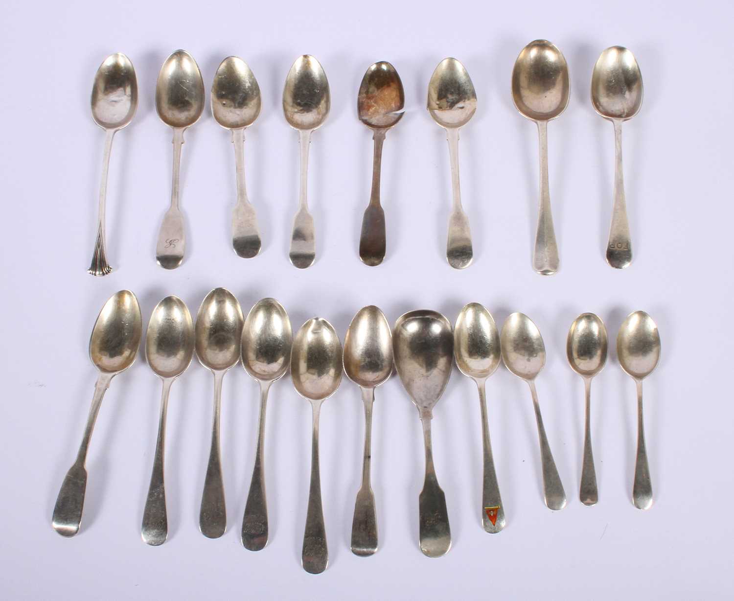 Lot 32 - A collection of primarily 19th century silver...