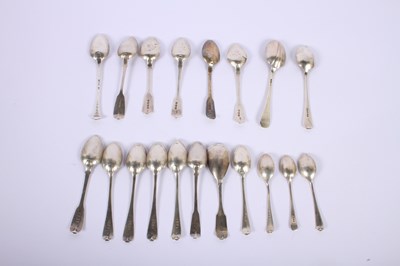 Lot 32 - A collection of primarily 19th century silver...