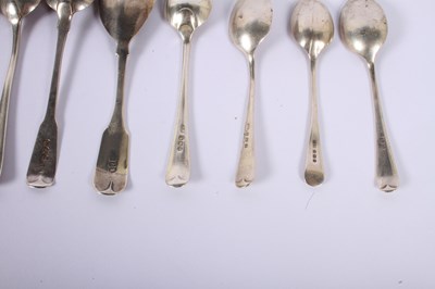 Lot 32 - A collection of primarily 19th century silver...